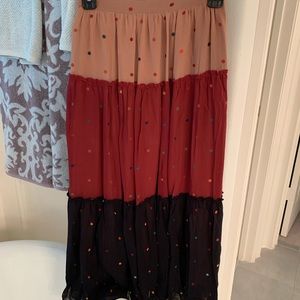 Farm Rio polka dot skirt